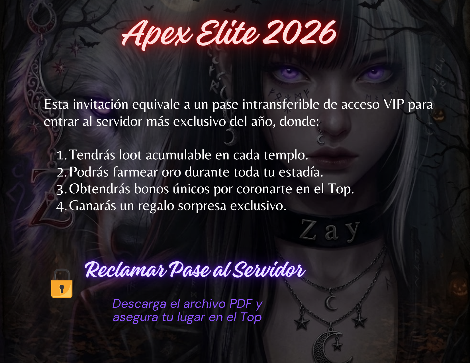 Tarjeta de invitación · Noche de Terror